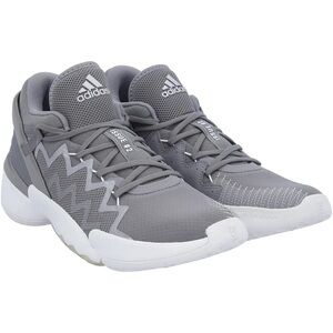 Like New Men’s Adidas D.O.N. Issue #2 Basketball Shoes, Steel Gray & White, 13